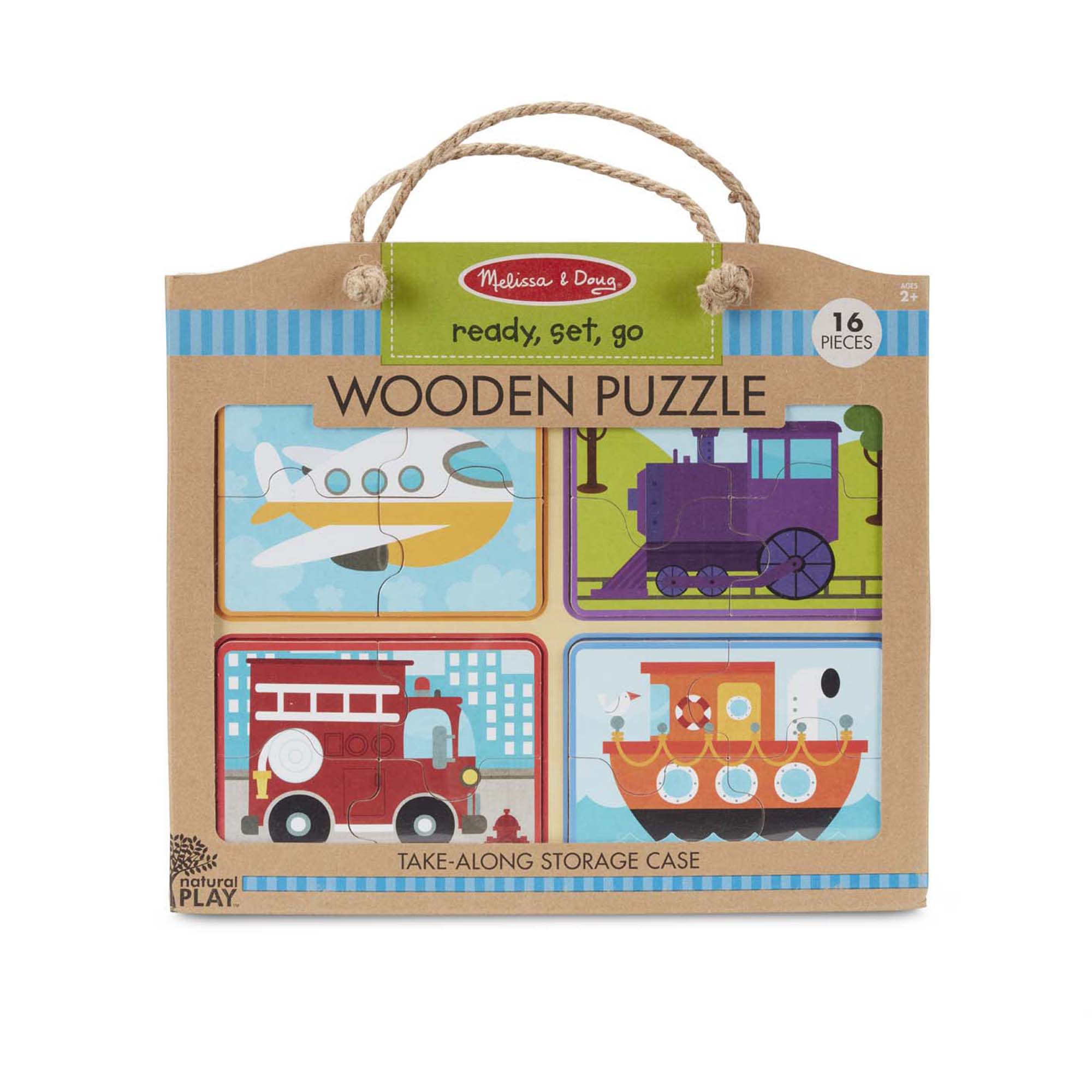 Natural Play Wooden Puzzle: Ready. Set. Go - Image 3