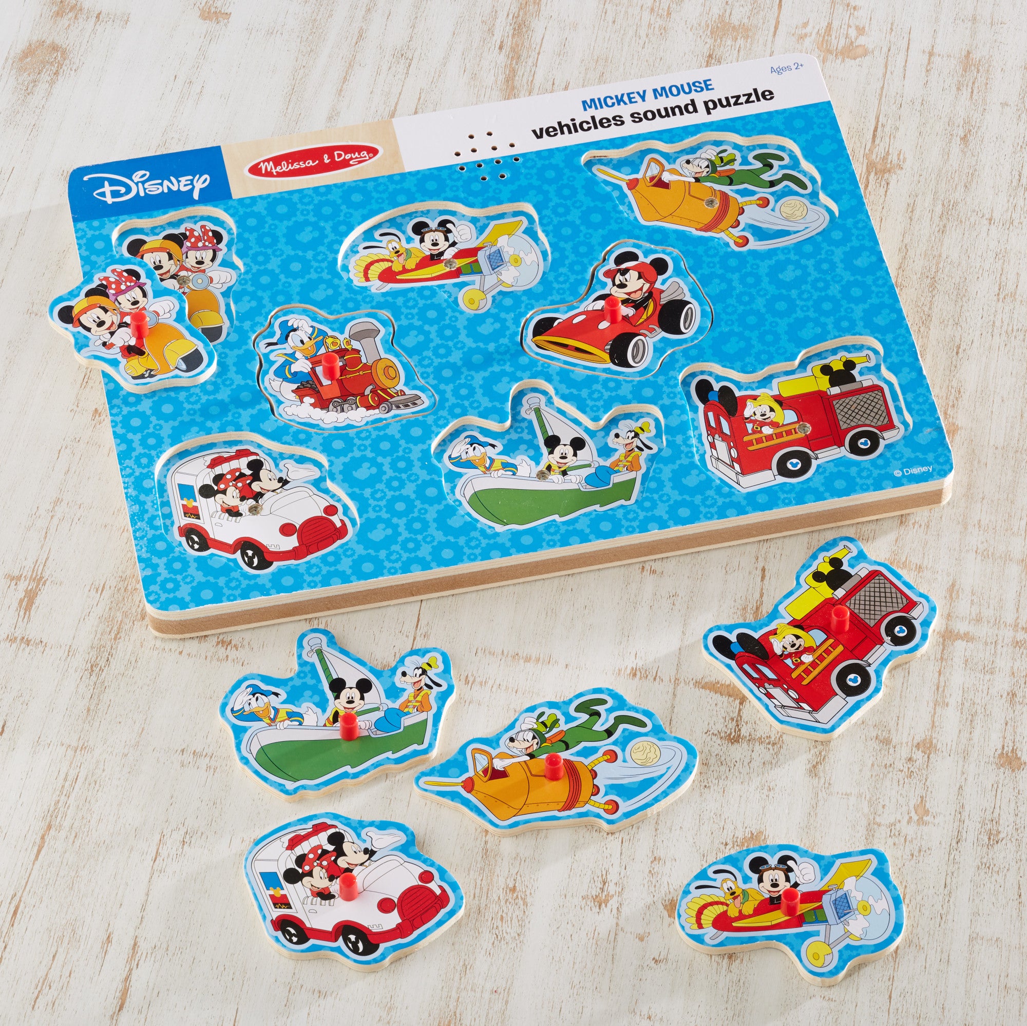 Disney Mickey Mouse & Friends Vehicles Sound Puzzle - 8 Pieces - Image 9