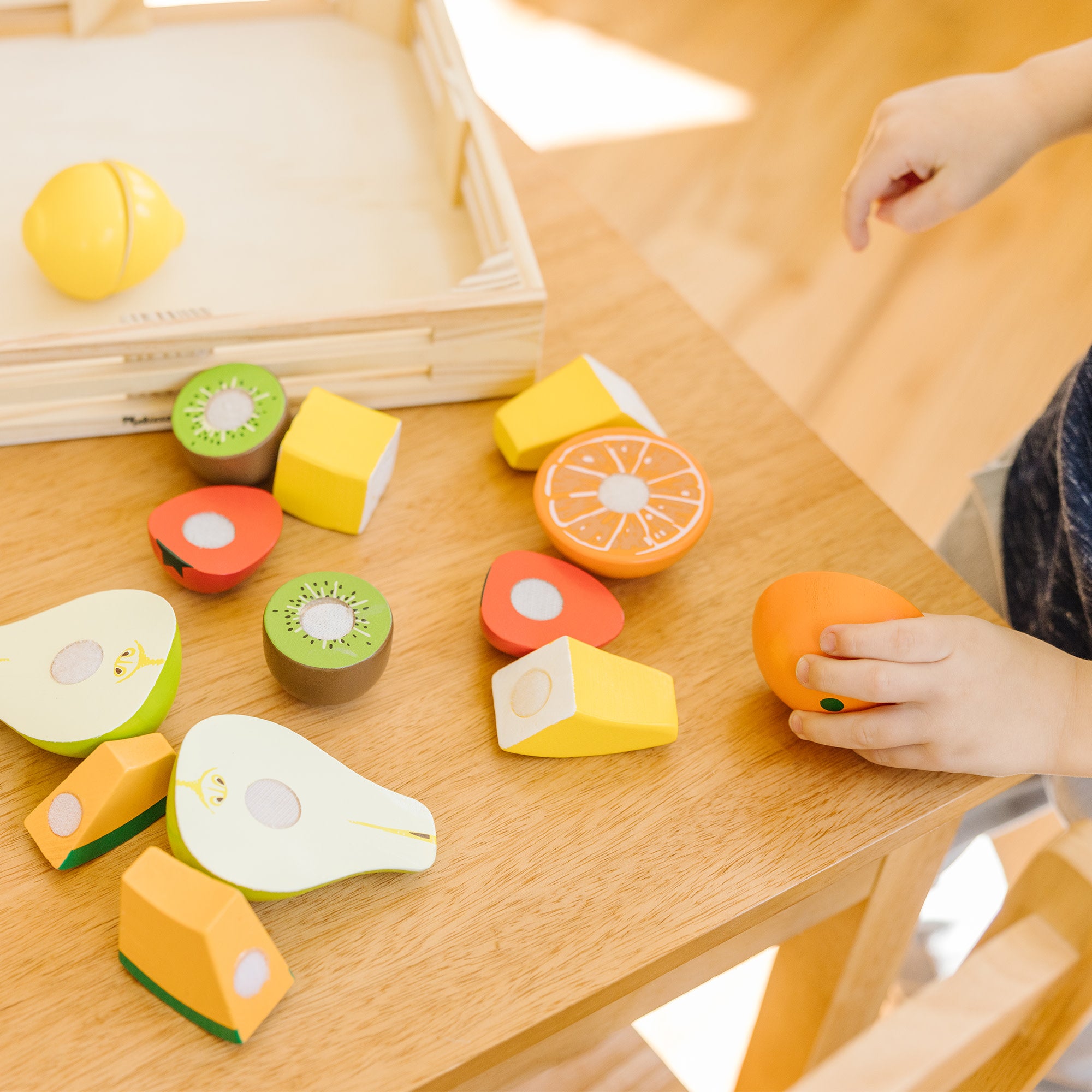 Wooden Cutting Fruit Play Food - Image 6
