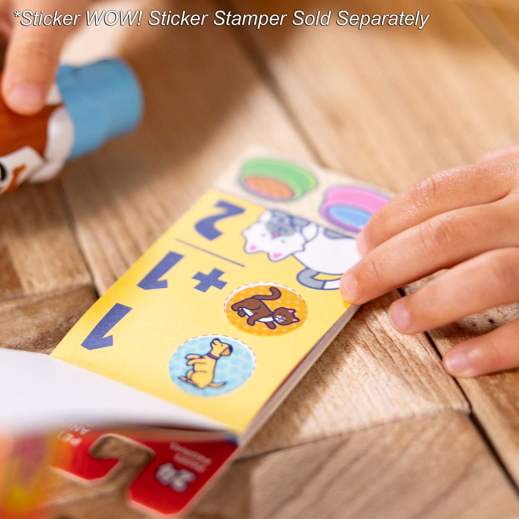 Sticker WOW!? Mini Activity Pad and Refill Stickers 4-Pack (Dinosaur. Pets. Favorite Things. Surprise Pack 1) - Stamper Not Included - Image 4