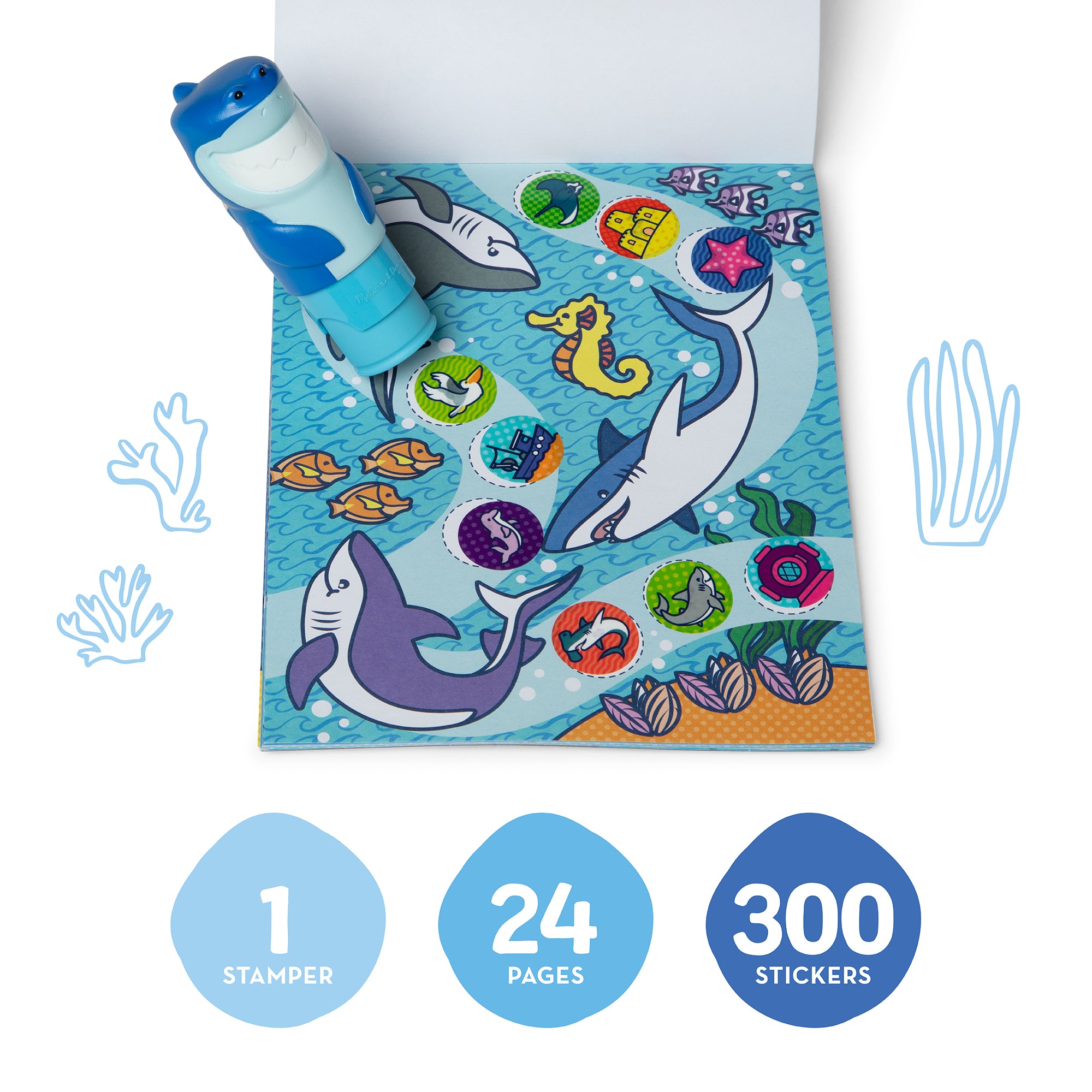 Sticker WOW!? Activity Pad & Sticker Stamper - Shark - Image 7