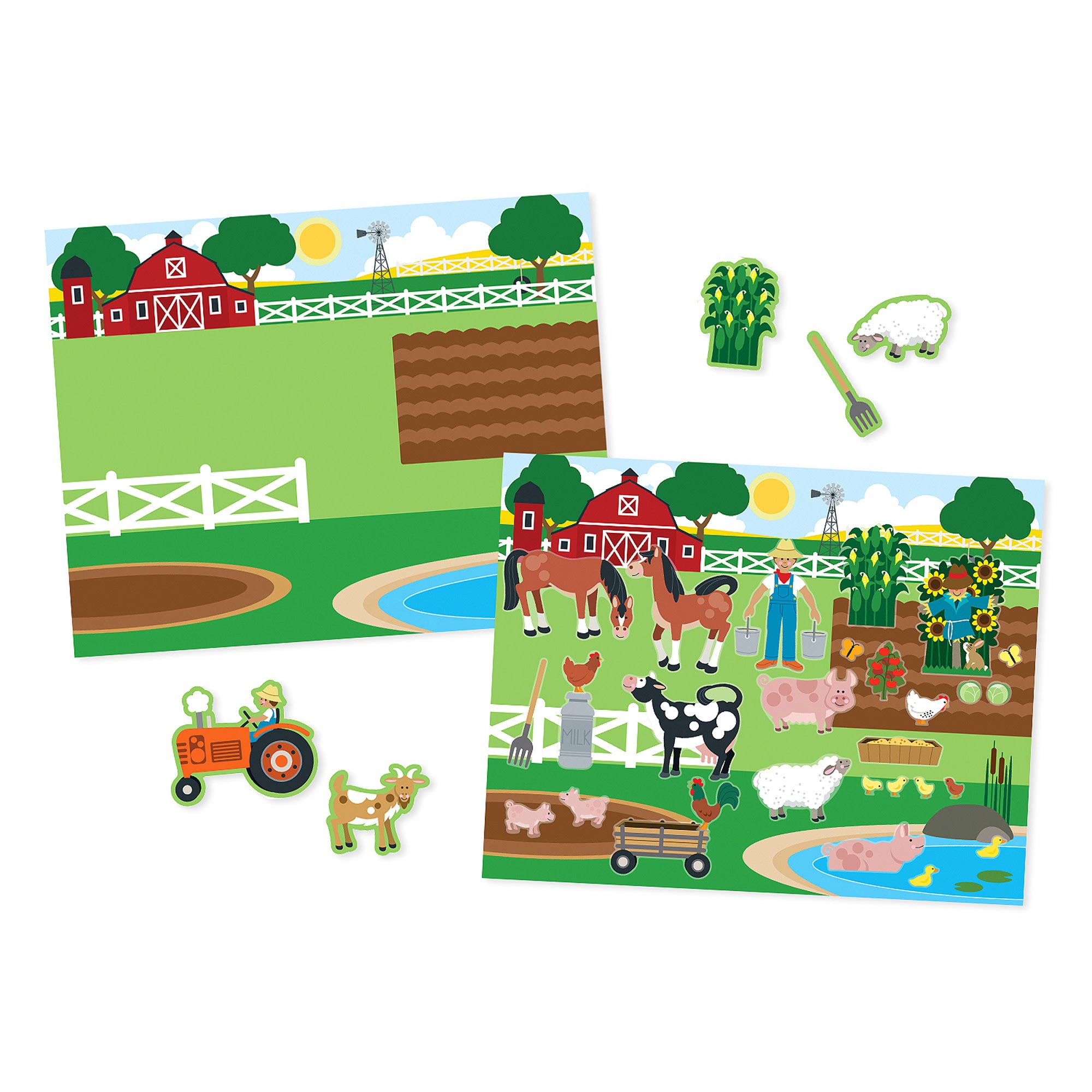 Reusable Sticker Pad 3-Pack: Habitats. Vehicles. Town - Image 4