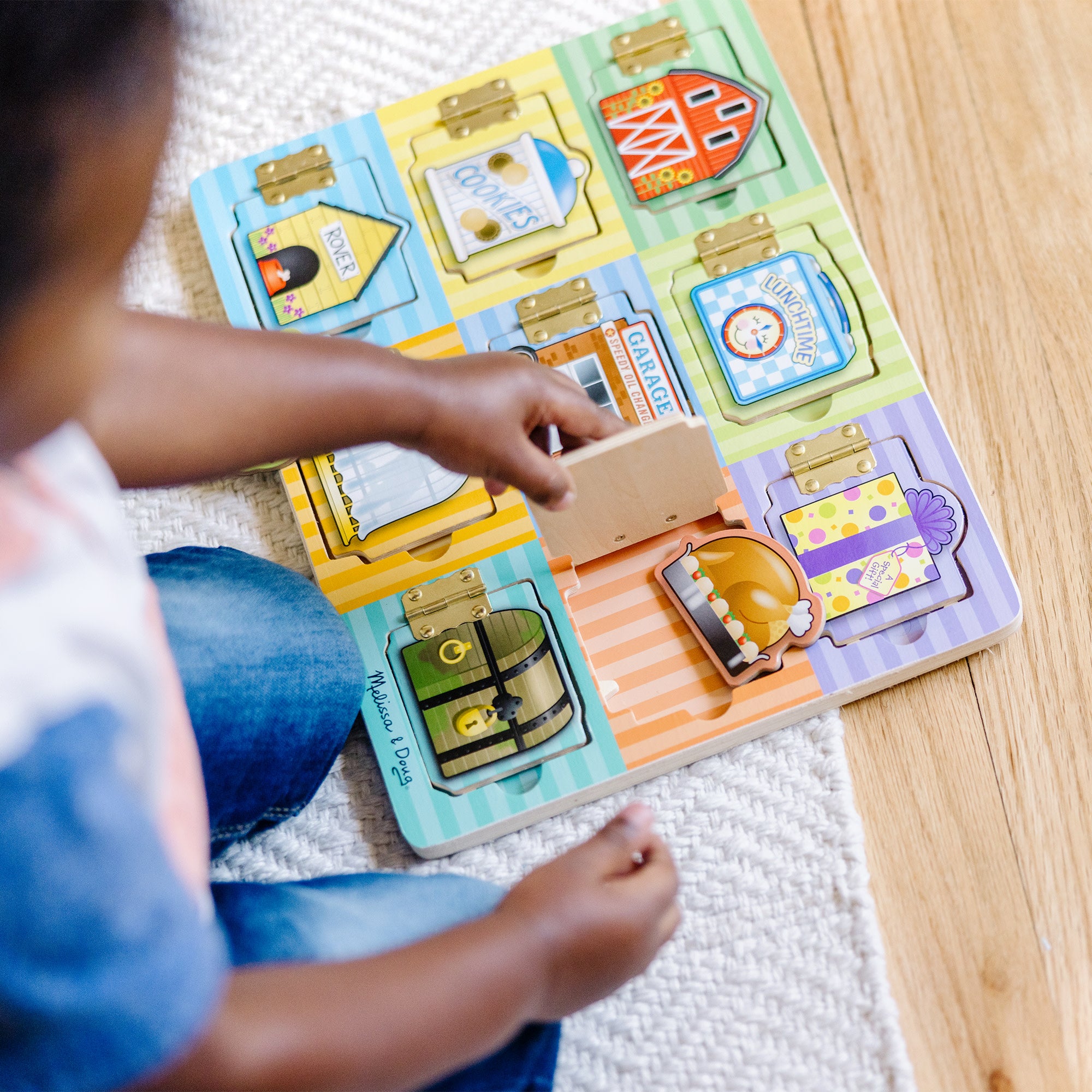 Wooden Magnetic Hide & Seek Board - Image 2