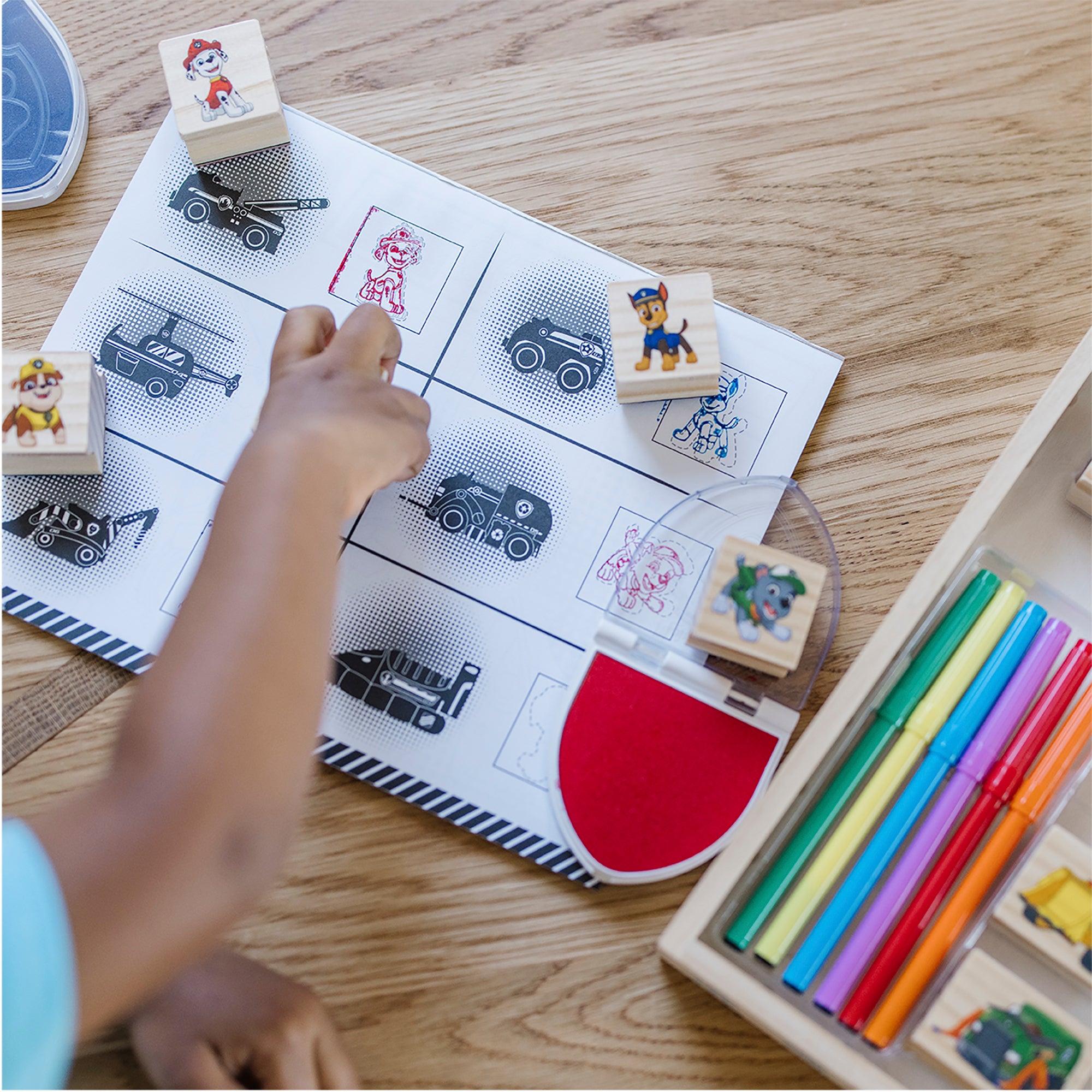 PAW Patrol Wooden Stamps Activity Set - Image 10