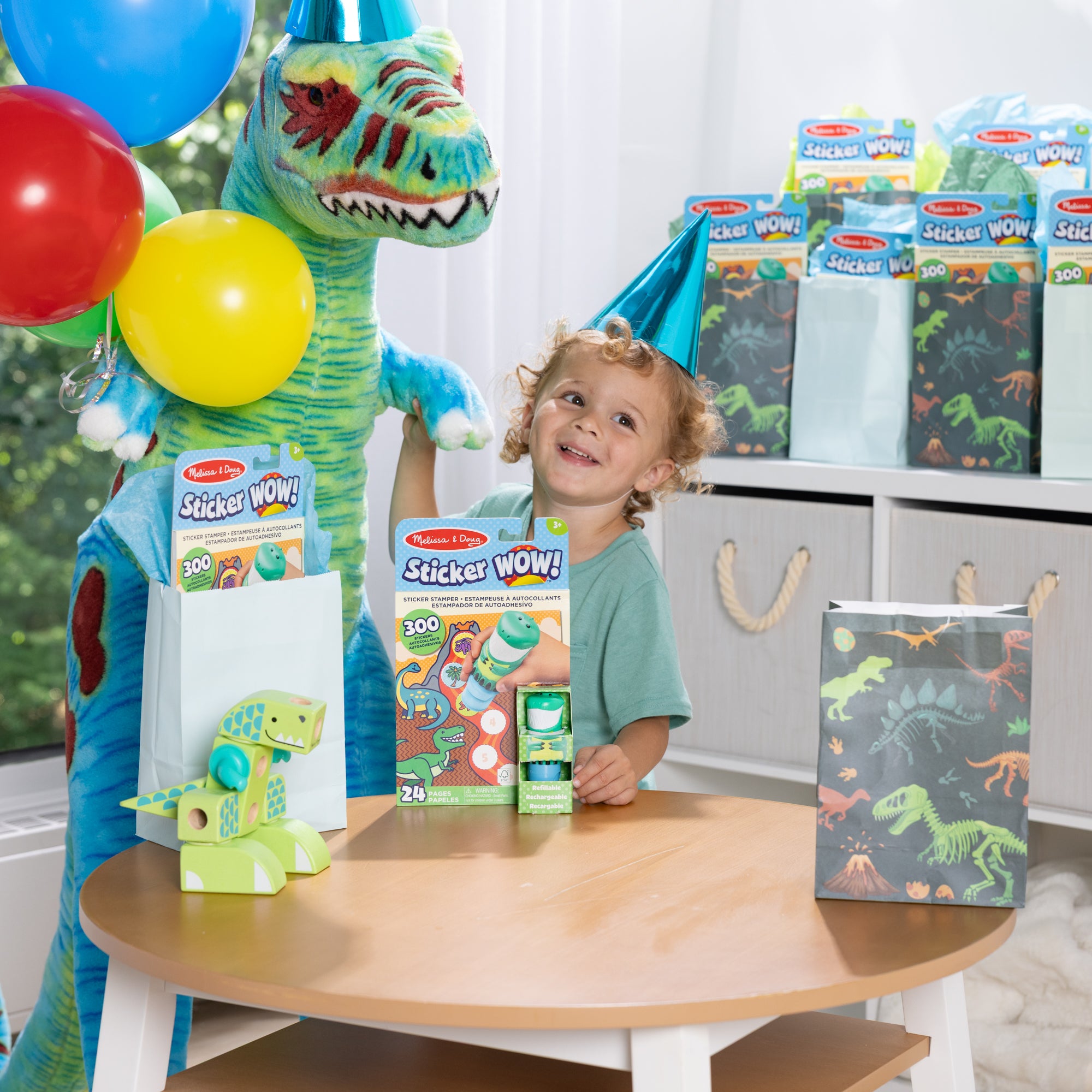 Sticker WOW!? Activity Pad & Sticker Stamper 12-PACK - Dinosaur - Image 2