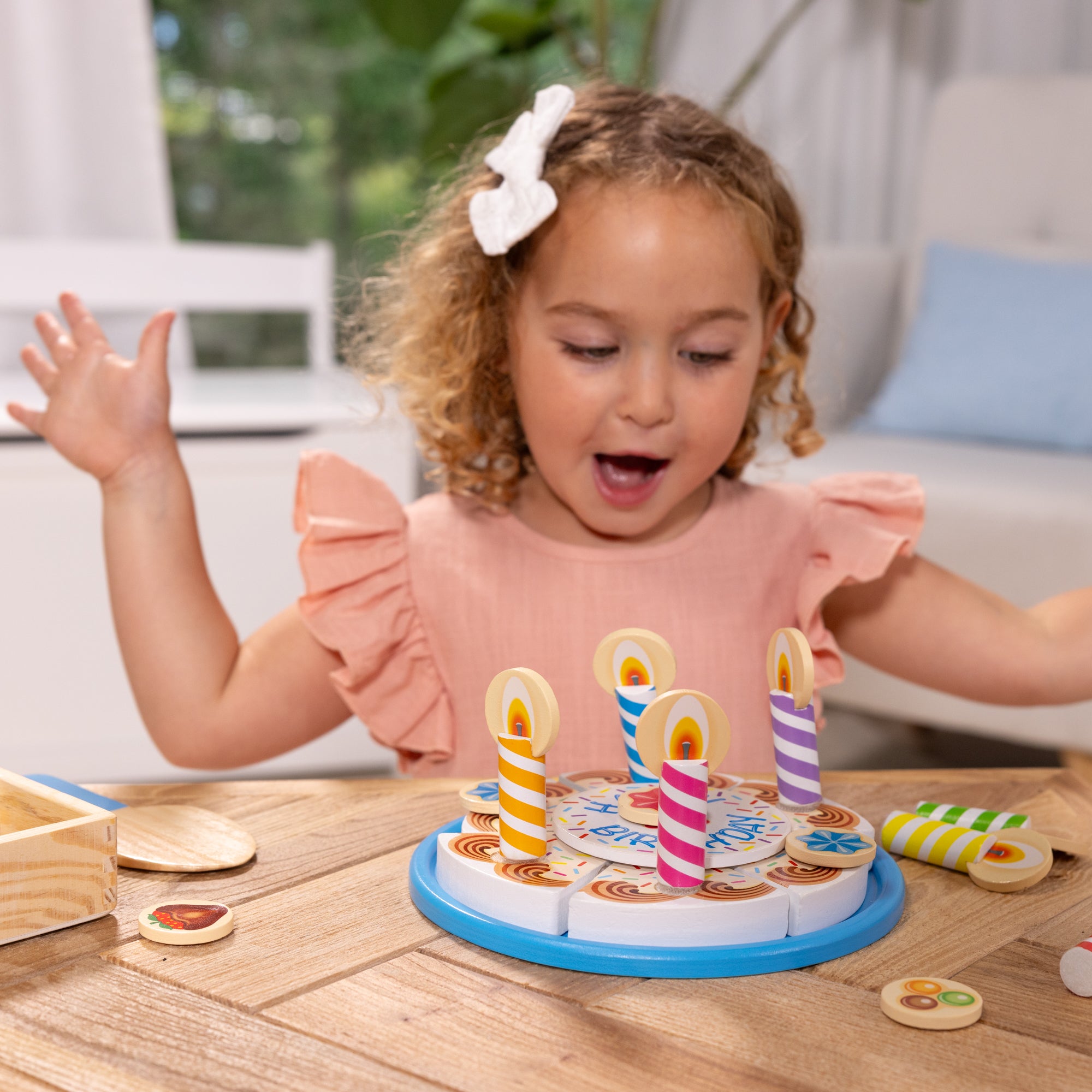 Wooden Birthday Cake Play Set - Image 2