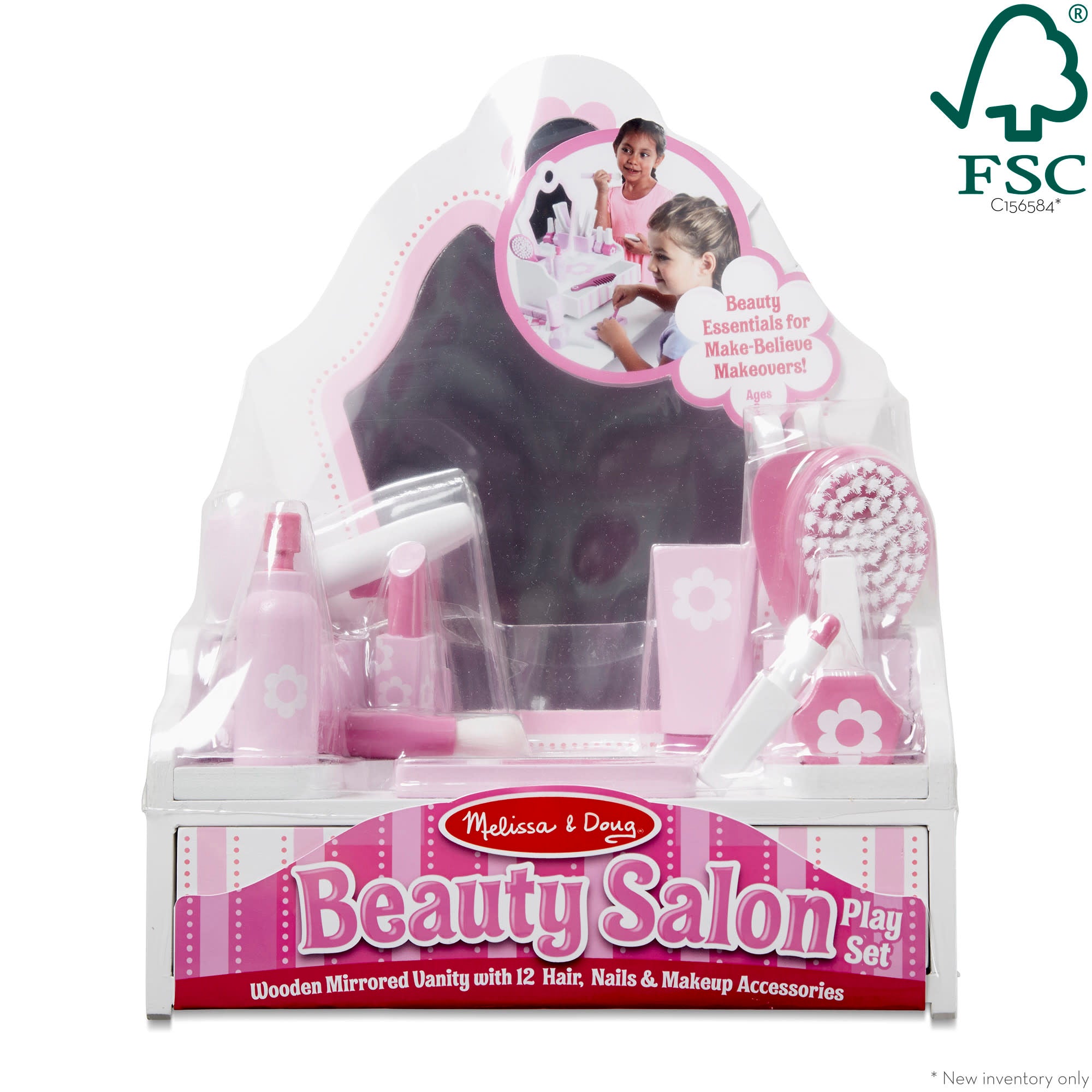 Wooden Beauty Salon Play Set - Image 3