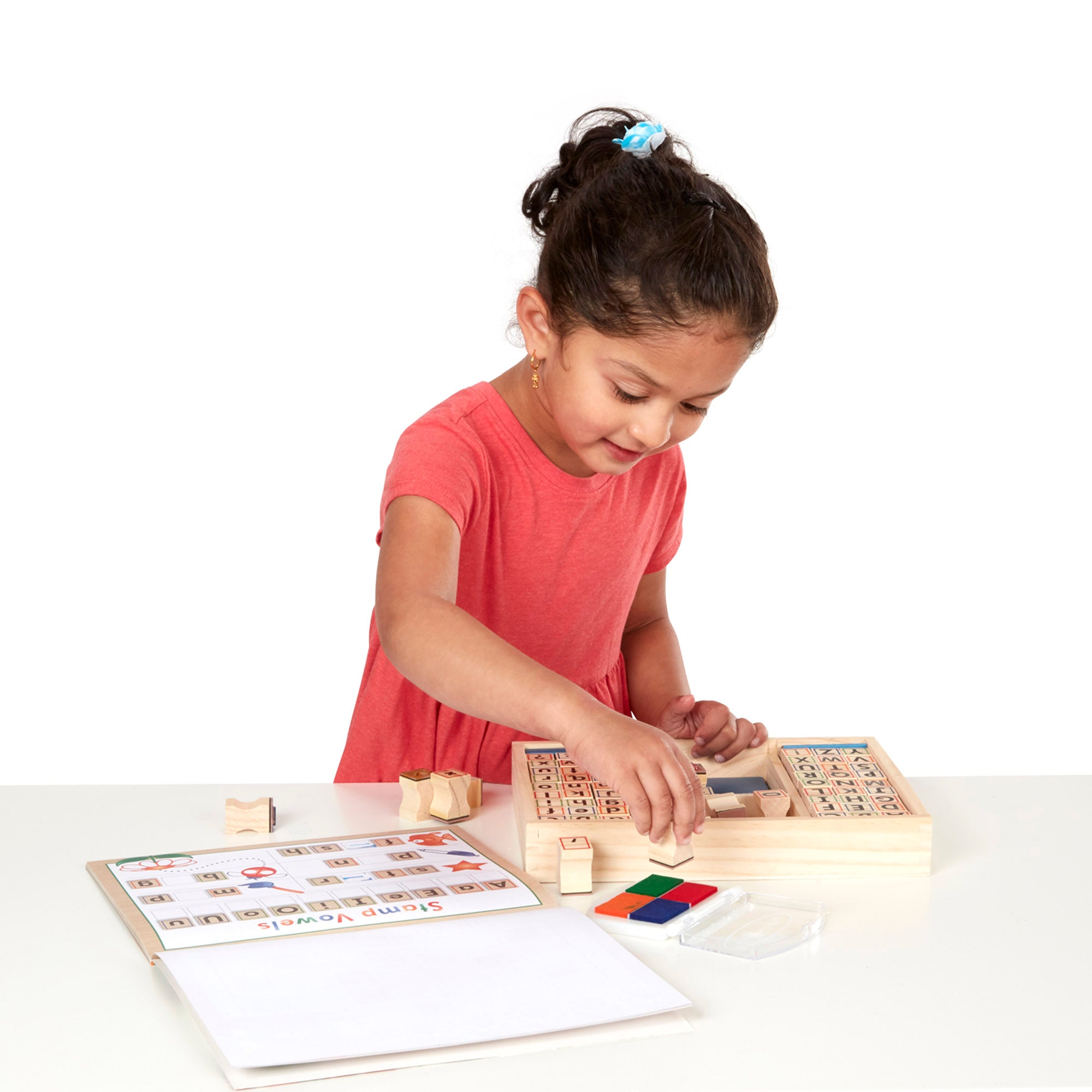 Deluxe Wooden Stamp Set - ABCs 123s - Image 8