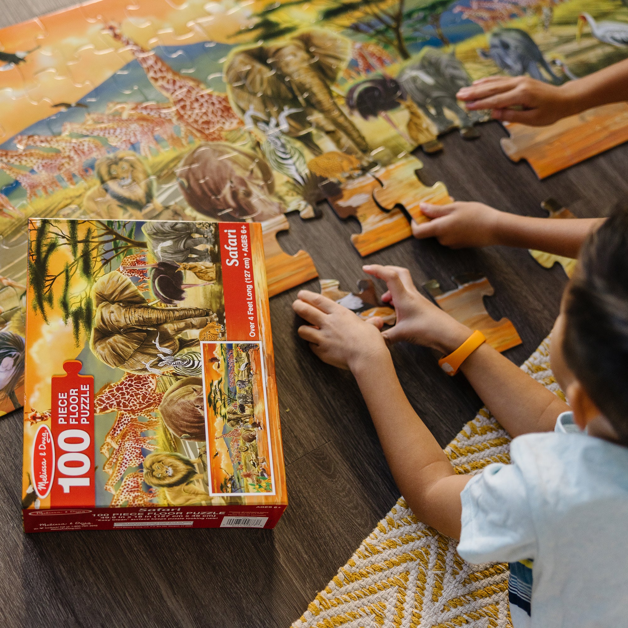 Safari Floor Puzzle - 100 Pieces - Image 2