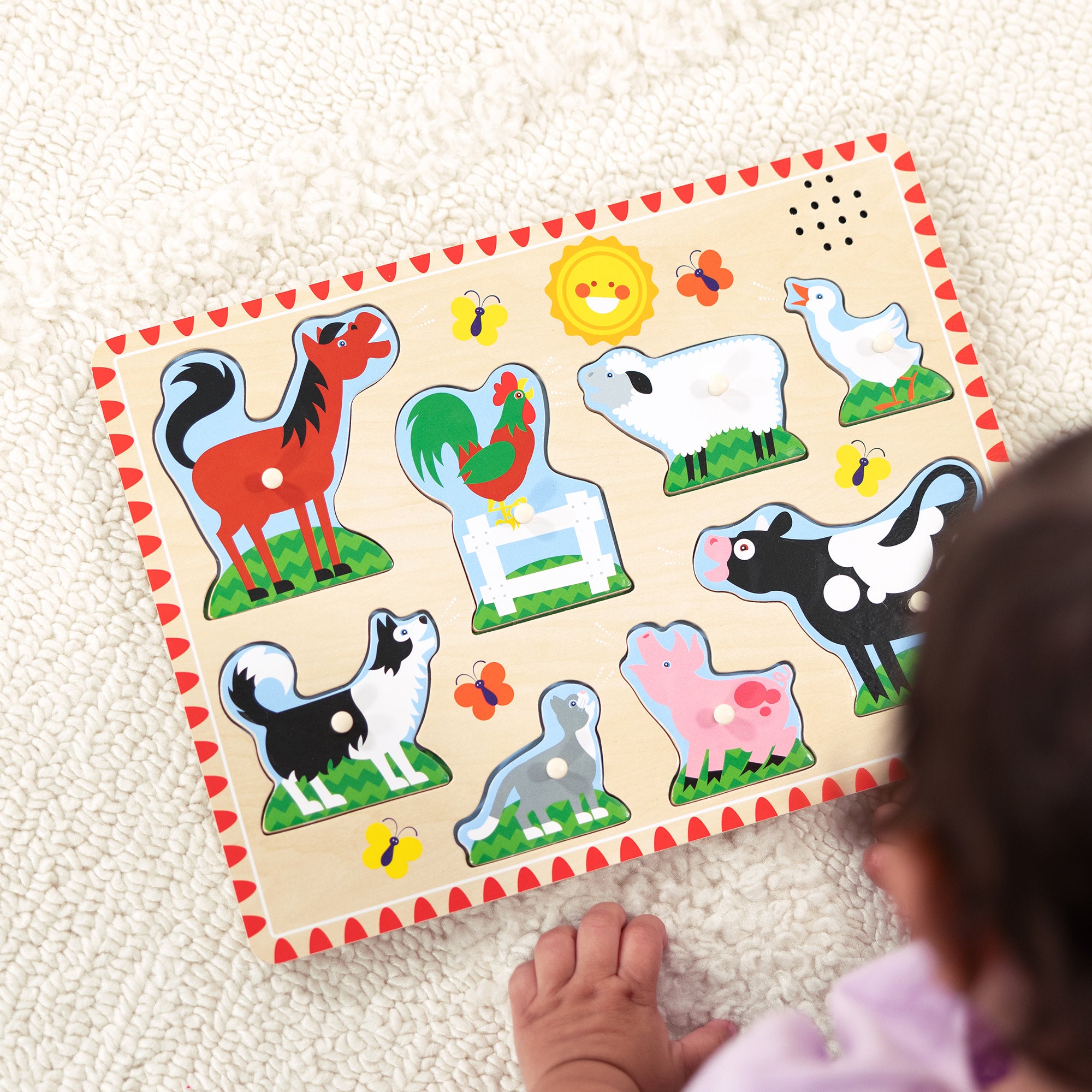 Farm Animals Sound Puzzle - 8 Pieces - Image 5
