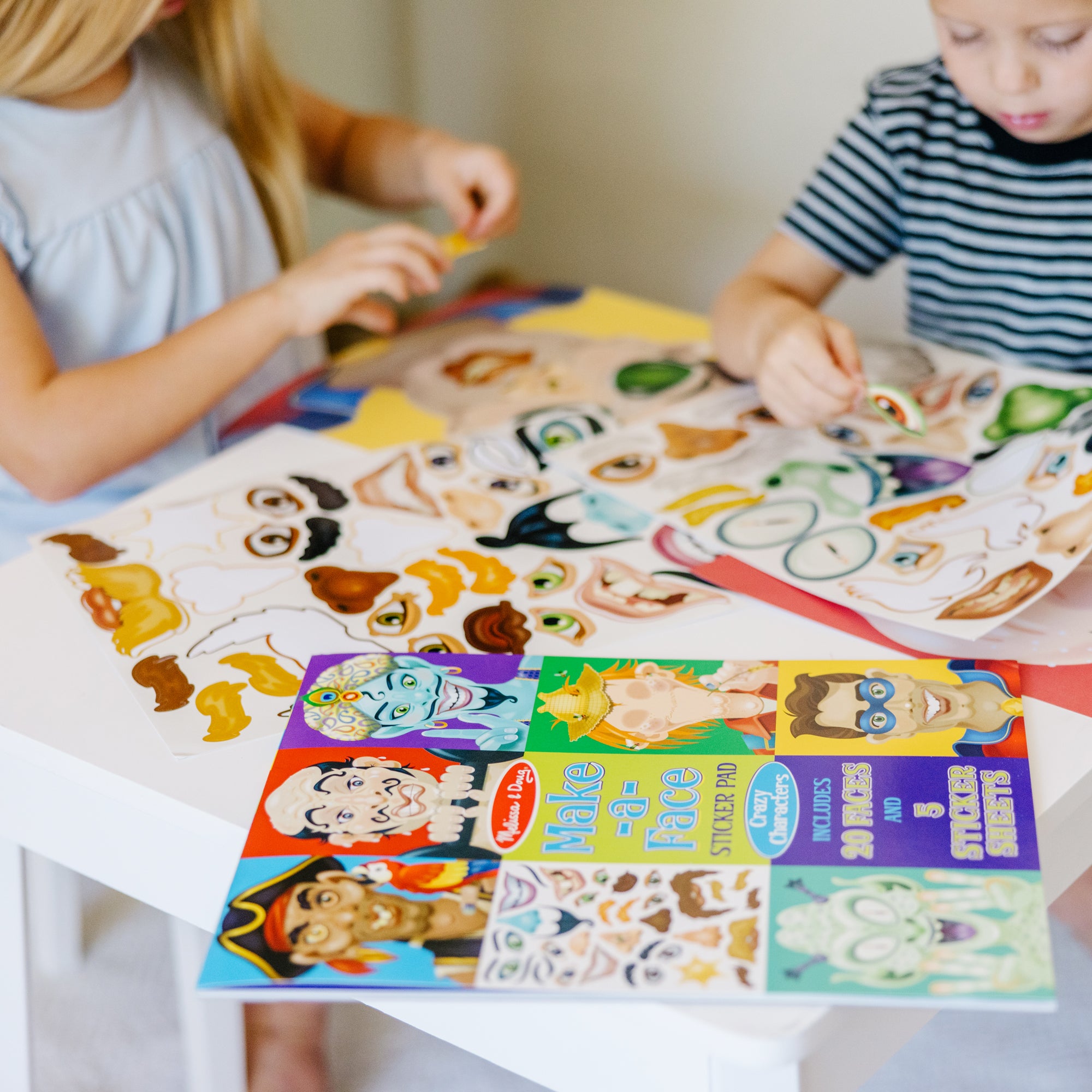 Make-a-Face Sticker Pad - Crazy Characters - Image 9